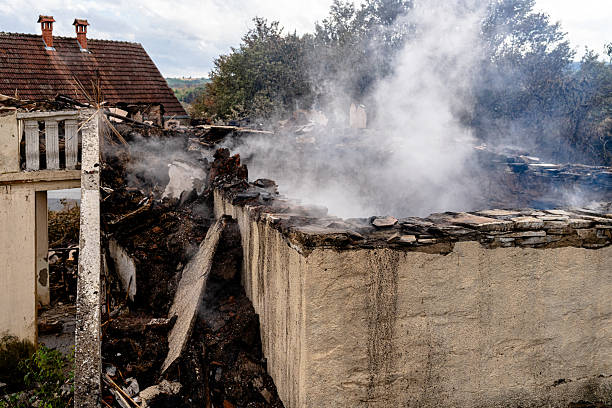 Professional Fire Damage Removal technician working in Jessup, MD